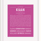 Frame Options | Dark Pink | White Frame, Matted