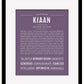 Frame Options | Deep Purple | Black Frame, Matted