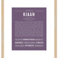 Frame Options | Deep Purple | Maple Frame, Matted