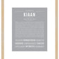 Frame Options | Light Gray | Maple Frame, Matted
