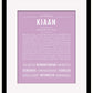 Frame Options | Lilac | Black Frame, Matted