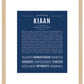 Frame Options | Midnight Blue | Maple Frame, Matted
