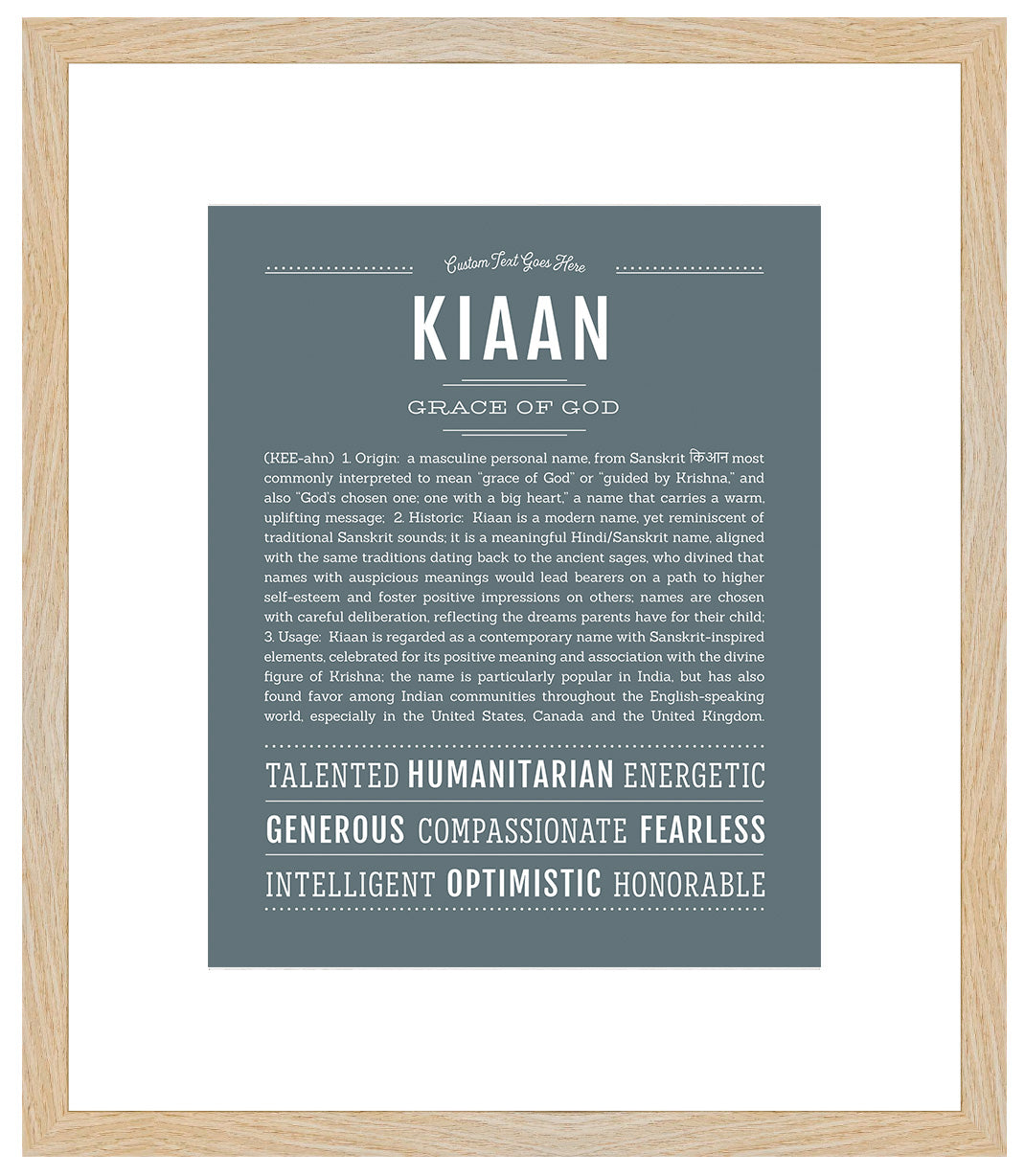 Frame Options | Night Rendezvous | Maple Frame, Matted