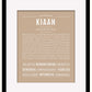 Frame Options | Tan | Black Frame, Matted