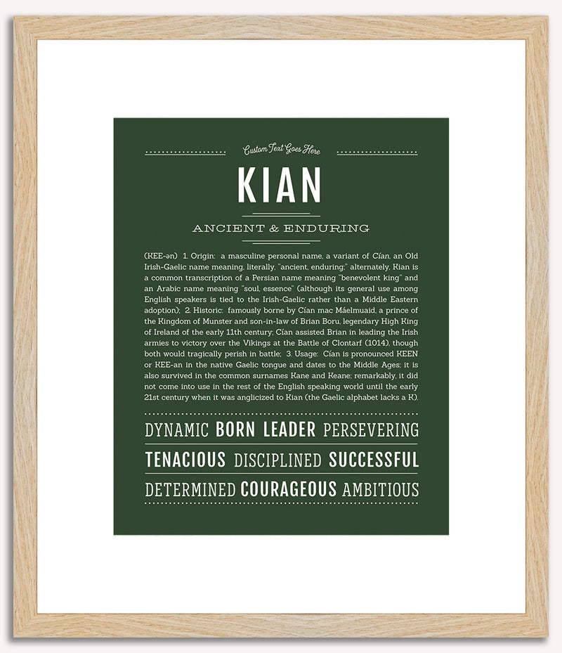 Kian | Name Art Print