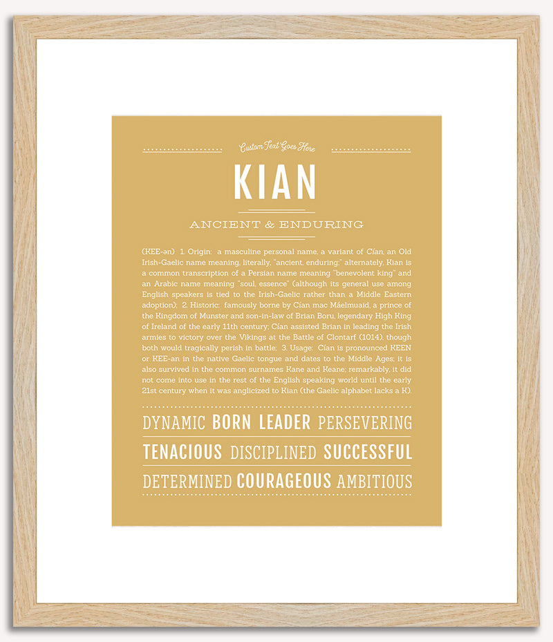 Kian | Name Art Print