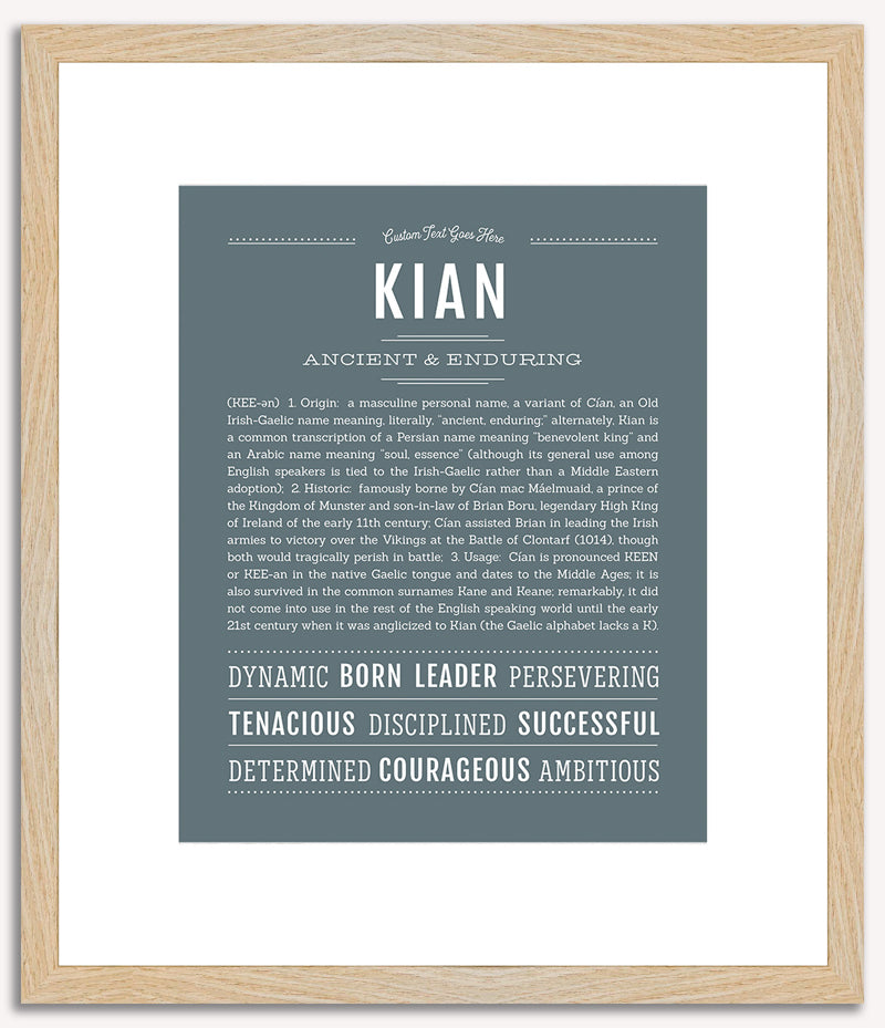 Kian | Name Art Print