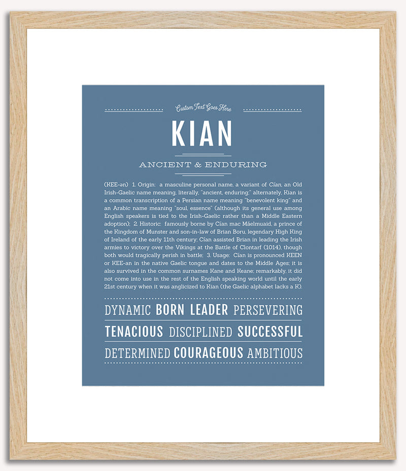 Kian | Name Art Print