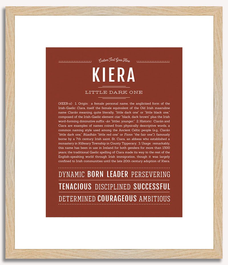 Kiera | Name Art Print