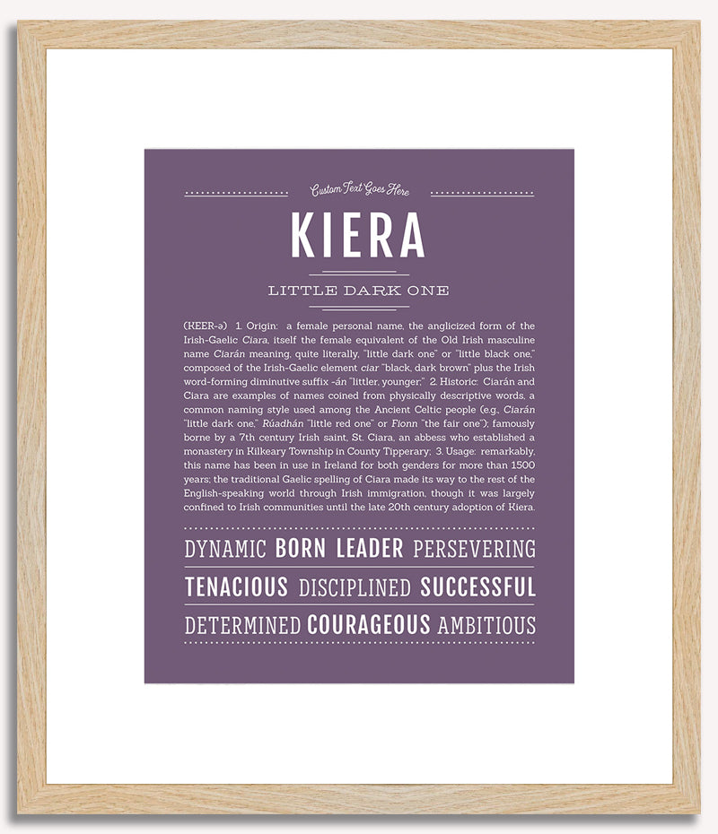 Kiera | Name Art Print