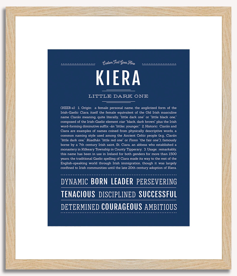 Kiera | Name Art Print