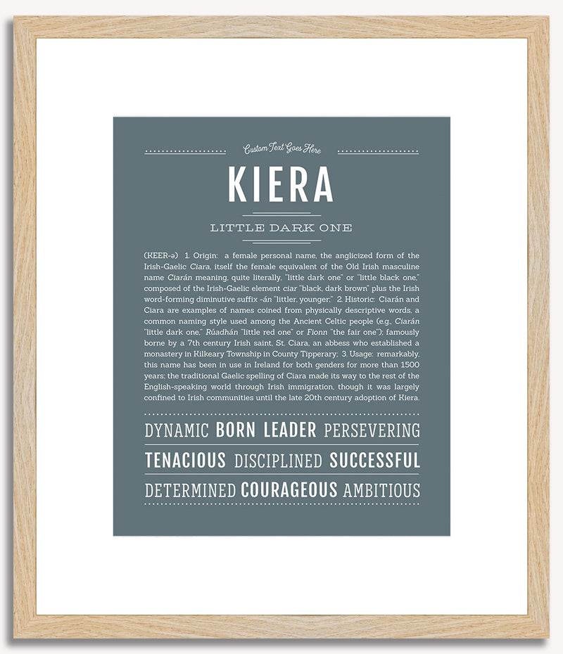 Kiera | Name Art Print