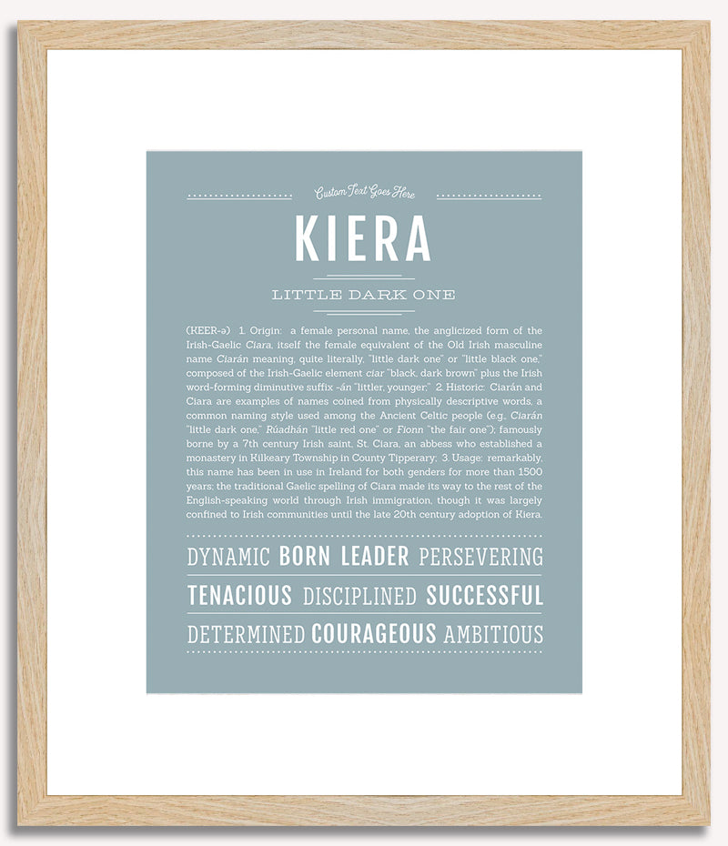 Kiera | Name Art Print