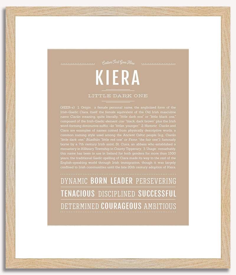 Kiera | Name Art Print