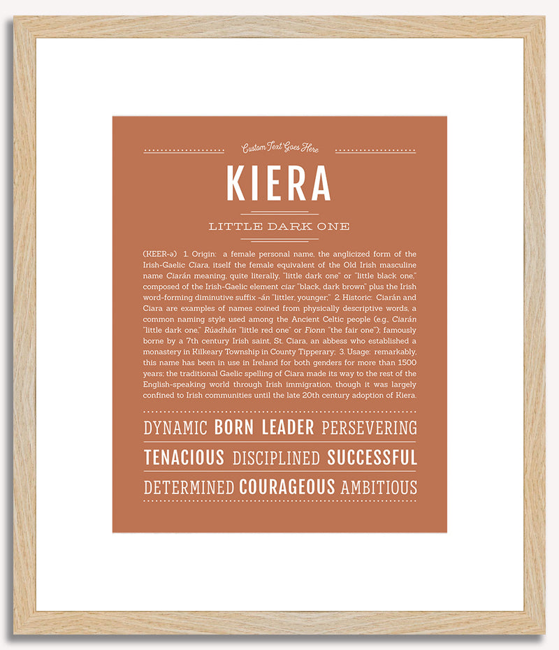 Kiera | Name Art Print