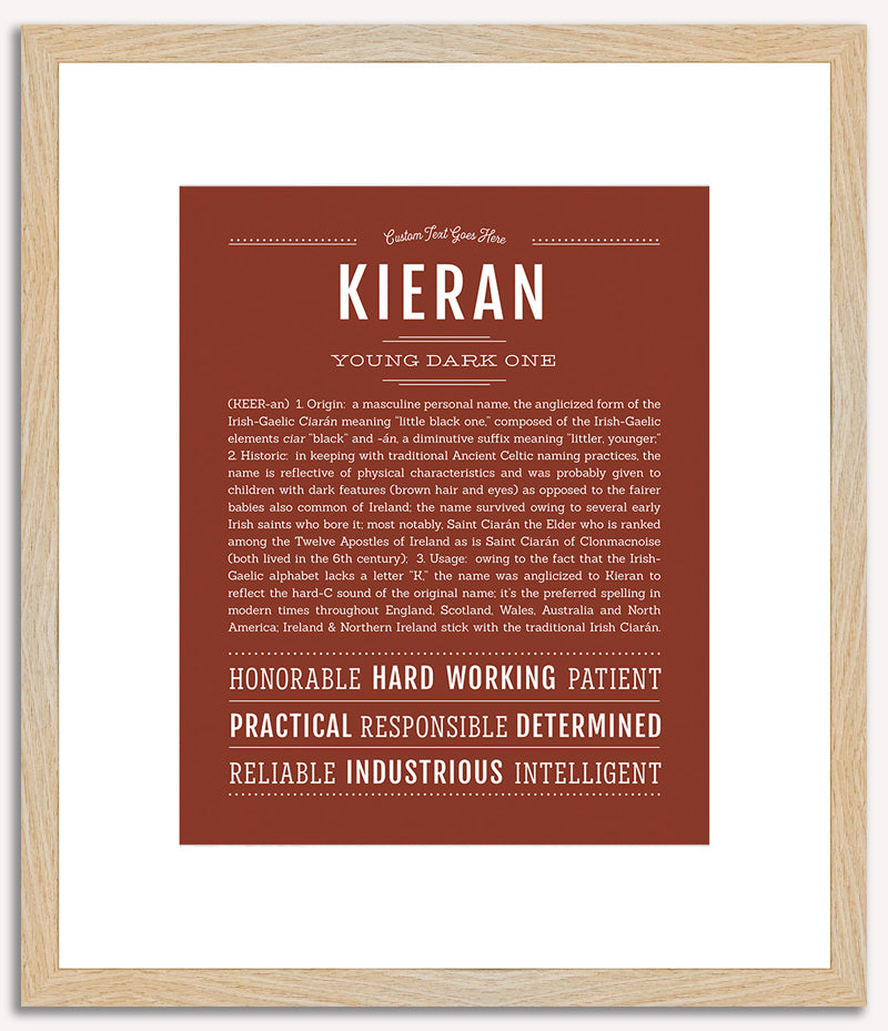 Kieran | Name Art Print