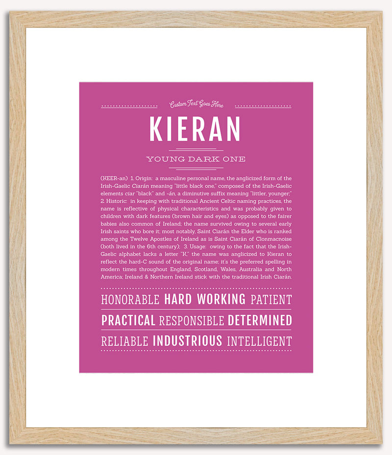 Kieran | Name Art Print