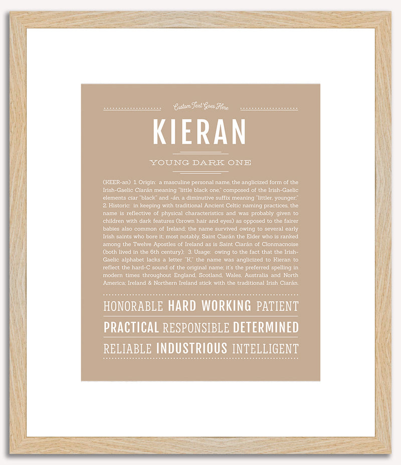 Kieran | Name Art Print