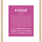Frame Options | Dark Pink | Maple Frame, Matted