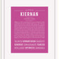 Frame Options | Dark Pink | White Frame, Matted