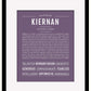 Frame Options | Deep Purple | Black Frame, Matted