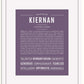Frame Options | Deep Purple | White Frame, Matted