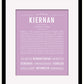 Frame Options | Lilac | Black Frame, Matted
