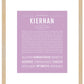 Frame Options | Lilac | Maple Frame, Matted