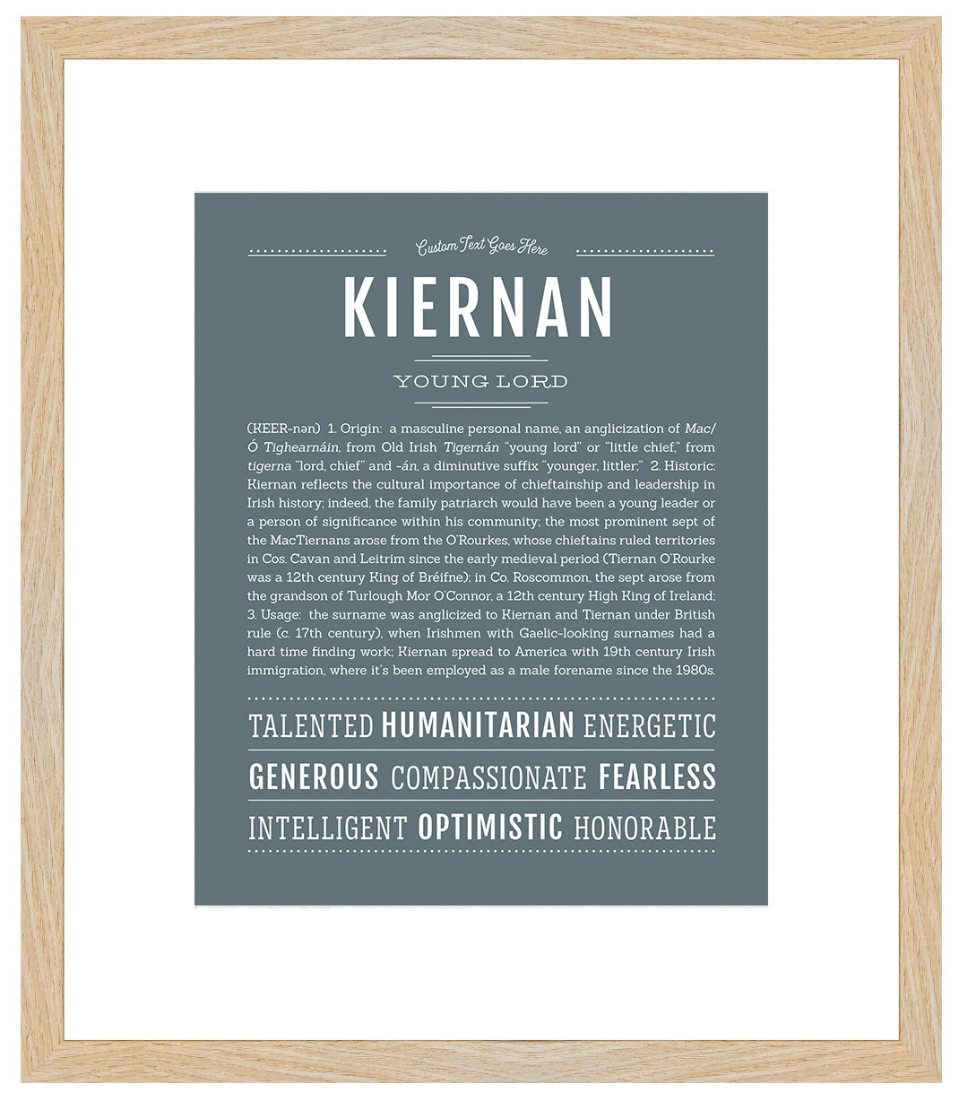 Frame Options | Night Rendezvous | Maple Frame, Matted