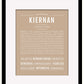 Frame Options | Tan | Black Frame, Matted