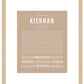 Frame Options | Tan | Maple Frame, Matted