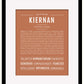 Frame Options | Terra Cotta | Black Frame, Matted