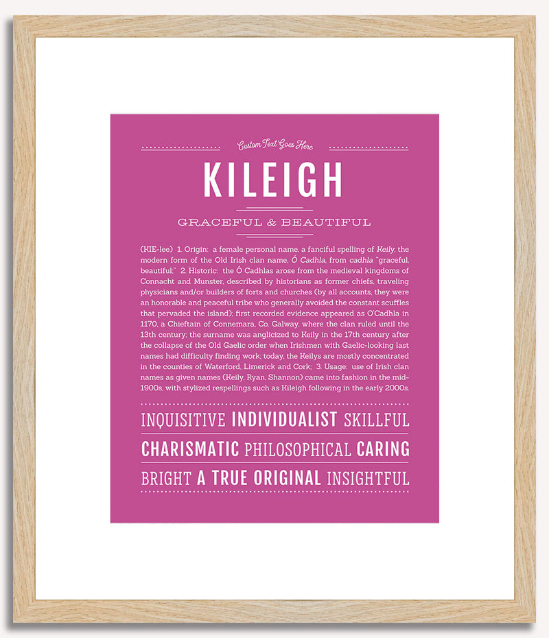 Kileigh | Name Art Print