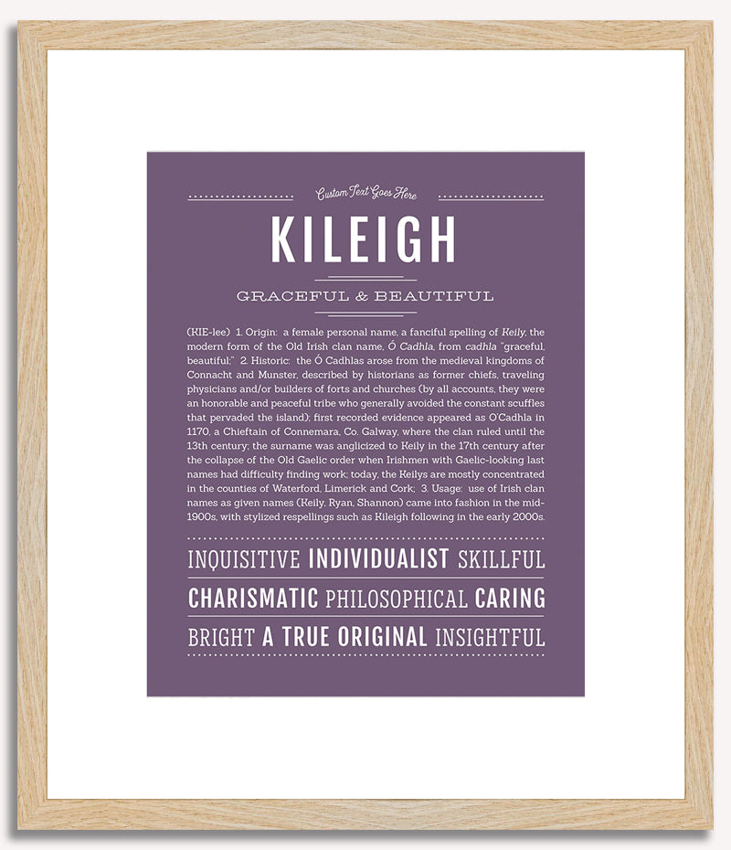 Kileigh | Name Art Print