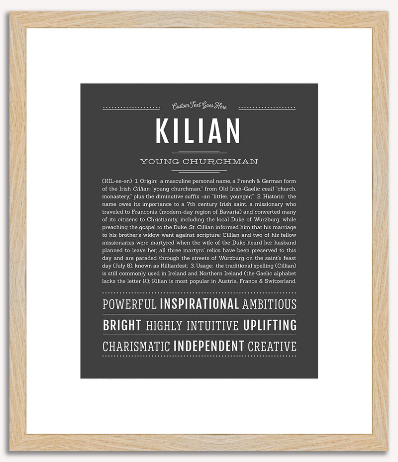 Kilian | Name Art Print