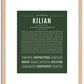 Kilian | Name Art Print