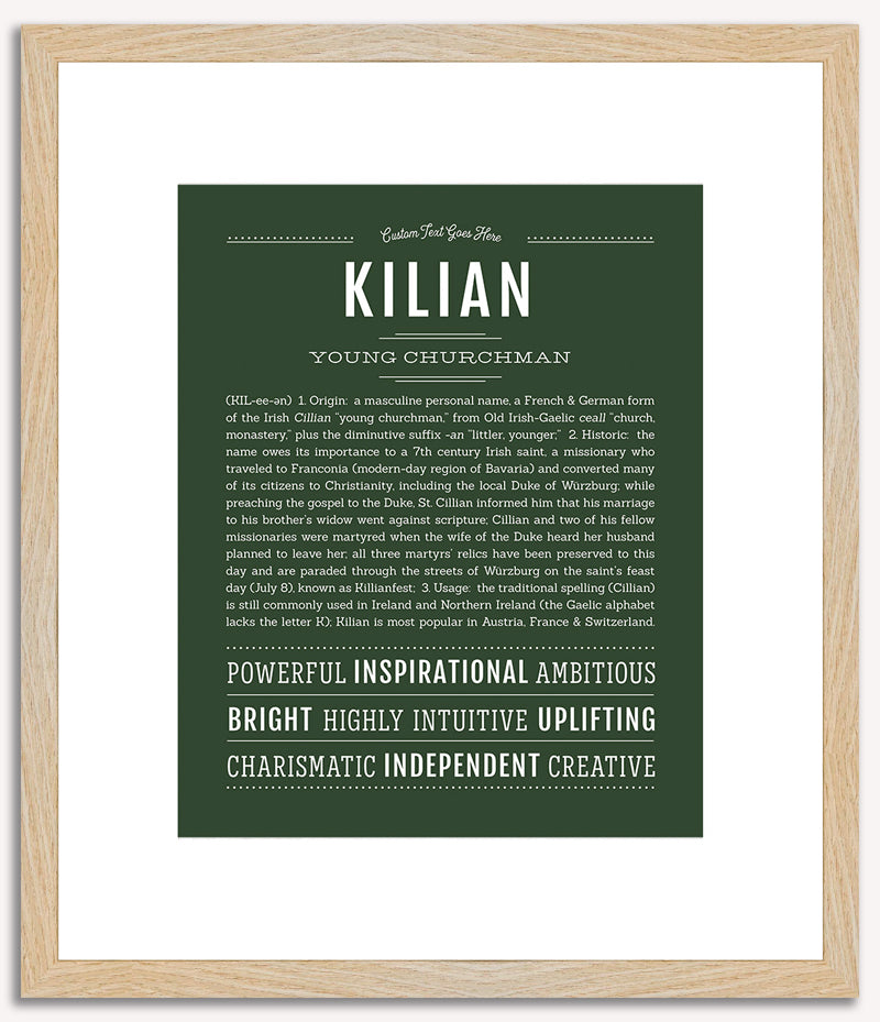 Kilian | Name Art Print