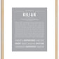 Kilian | Name Art Print