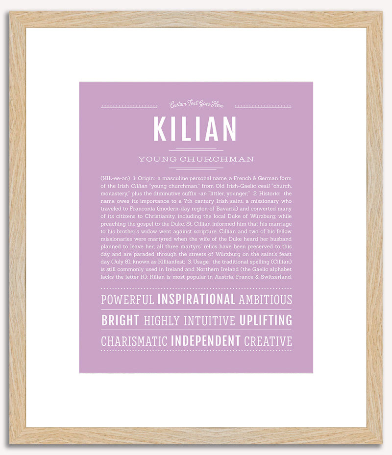 Kilian | Name Art Print