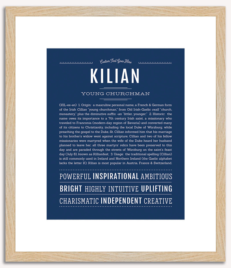 Kilian | Name Art Print