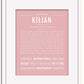 Frame Options | Dusty Rose | White Frame, Matted