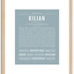 Kilian | Name Art Print