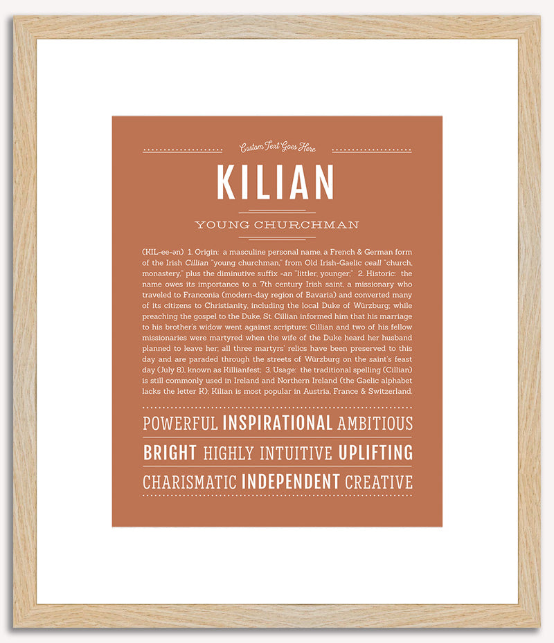 Kilian | Name Art Print