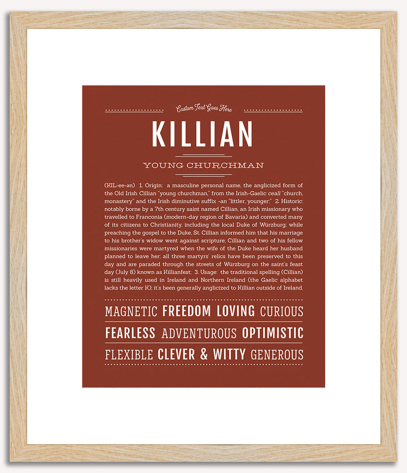 Killian | Name Art Print