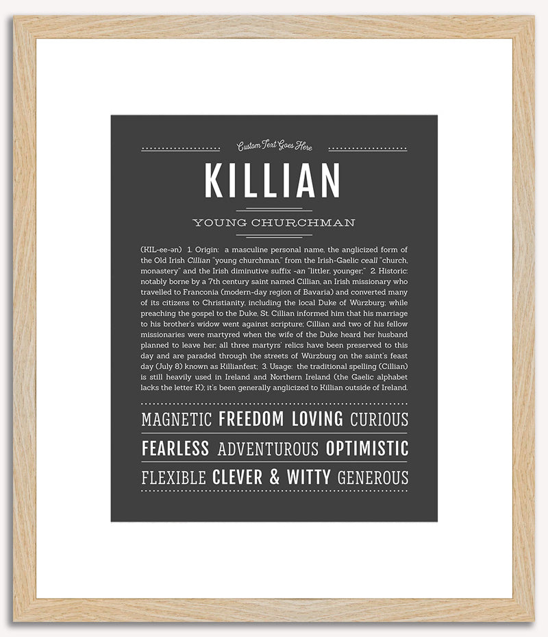 Killian | Name Art Print