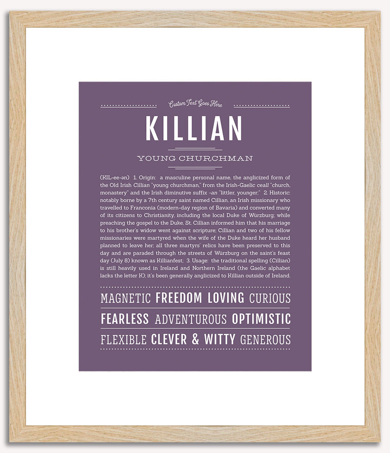 Killian | Name Art Print