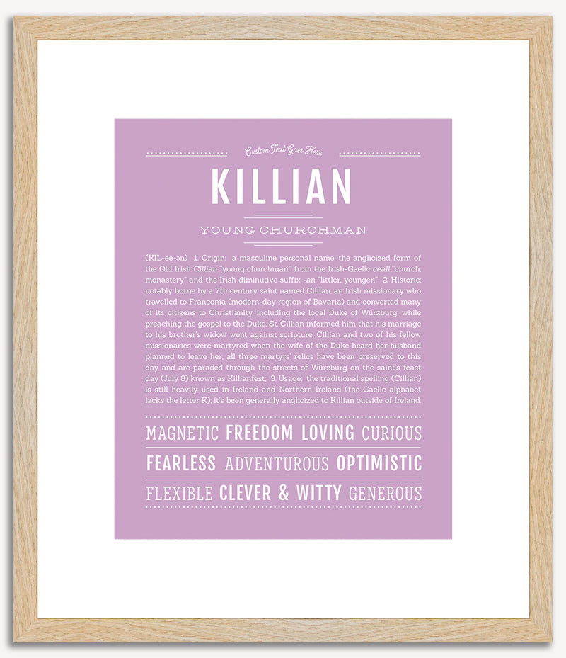 Killian | Name Art Print