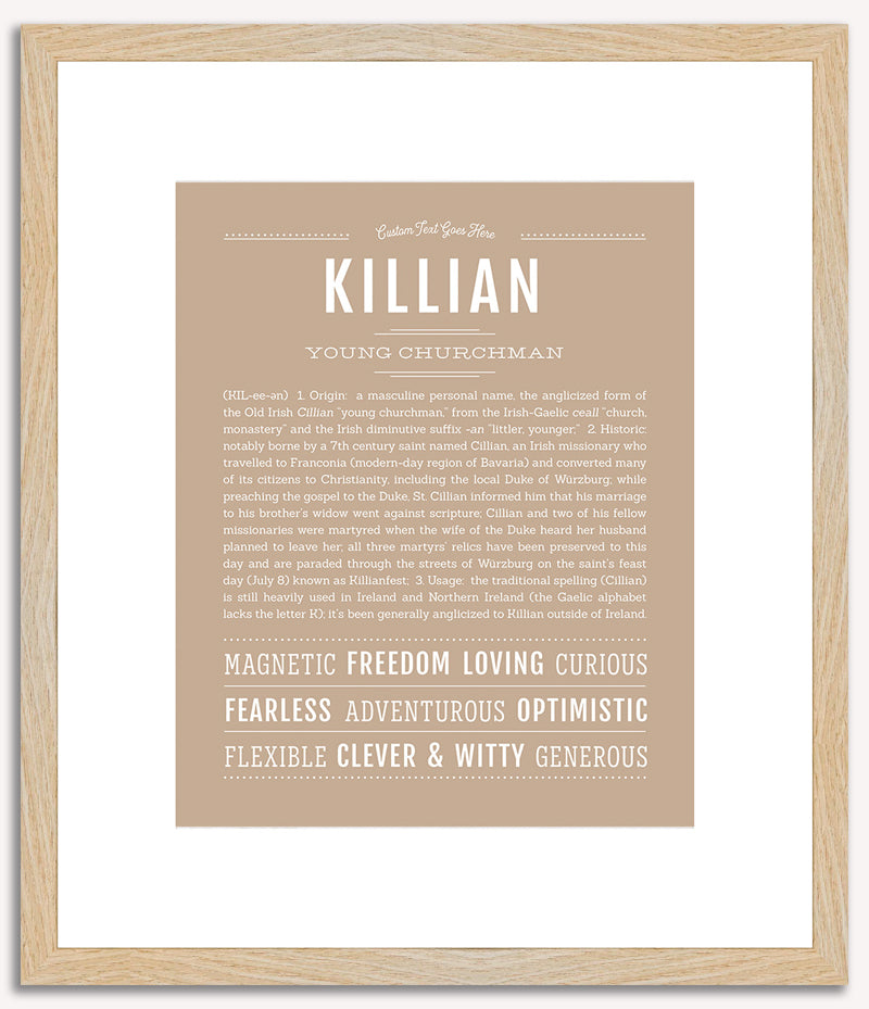 Killian | Name Art Print