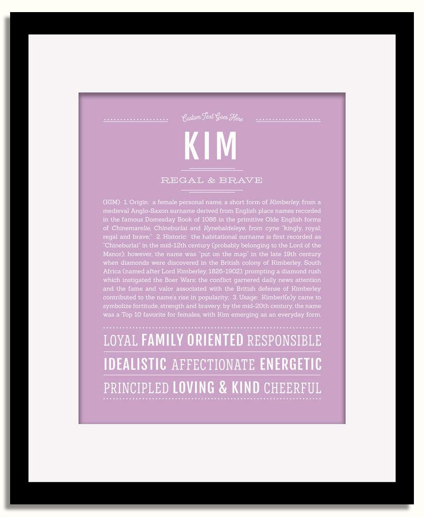 Frame Options | Lilac | Black Frame, Matted