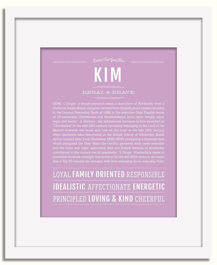 Frame Options | Lilac | White Frame, Matted